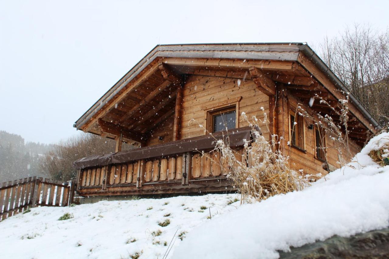 Das Paradieschen Edlitz - Stilvolles Blockhaus Mit Kamin Екстериор снимка