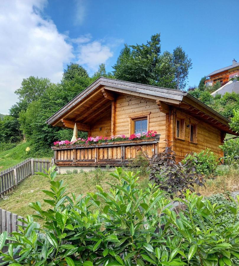 Das Paradieschen Edlitz - Stilvolles Blockhaus Mit Kamin Екстериор снимка